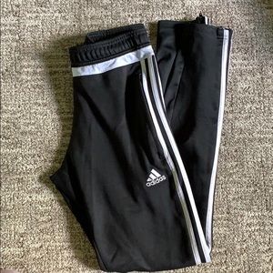Adidas sweat pants.
